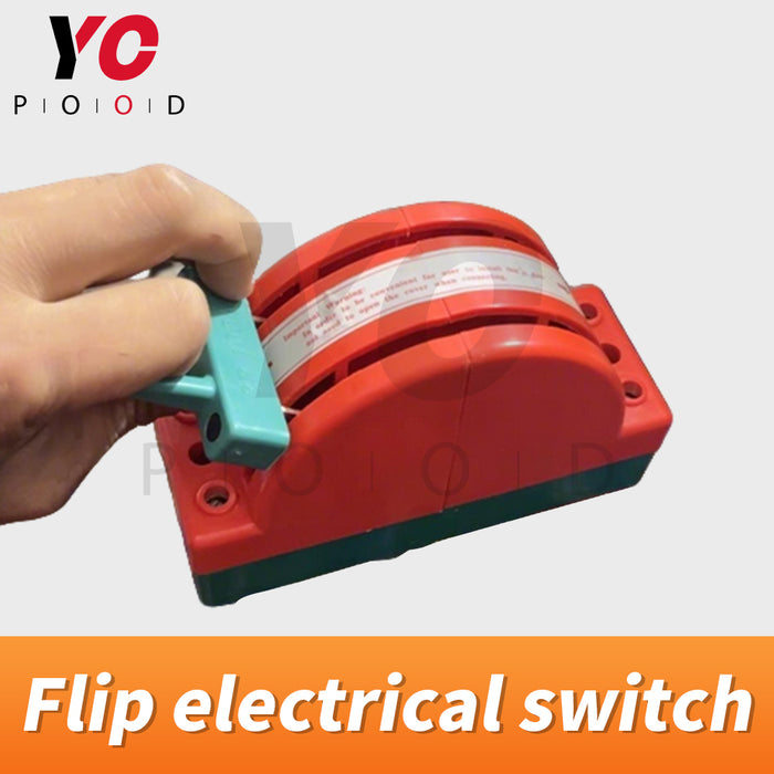 Flip electrical switch escape room game