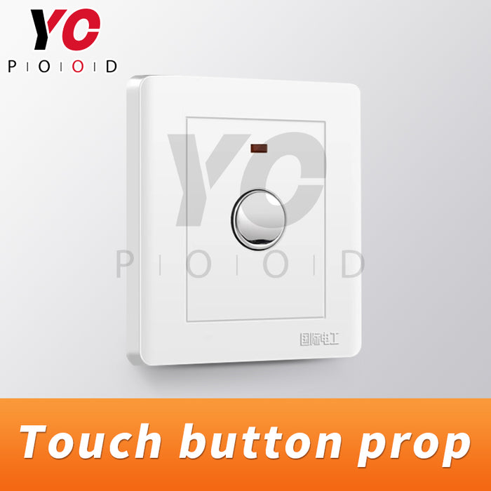Touch button unlock escape room props