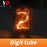 Lighting digit tube for escape room