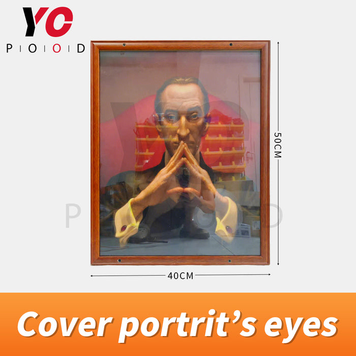 Cover portrit's eyes escape room props