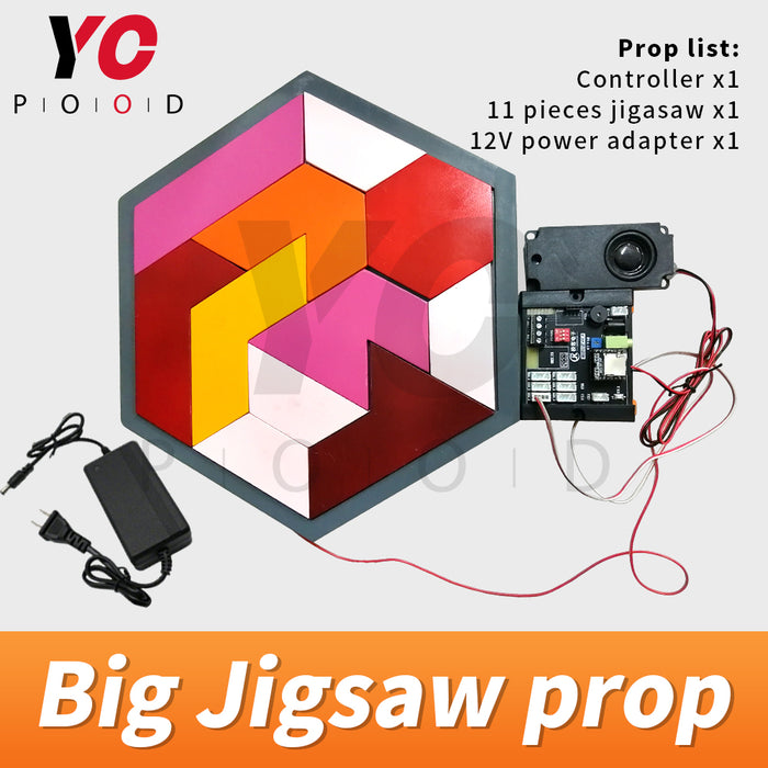 Jigsaw prop for escape room