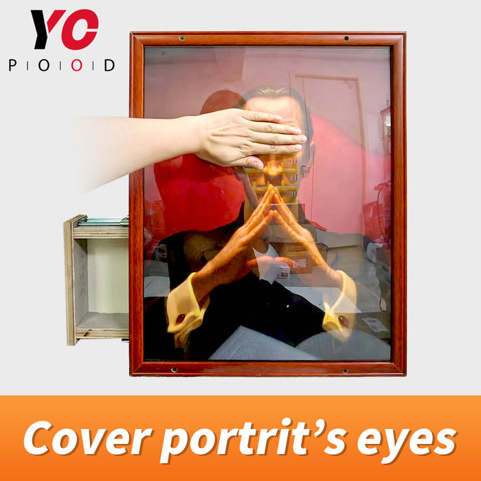 Cover portrit's eyes escape room props