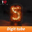 Lighting digit tube for escape room