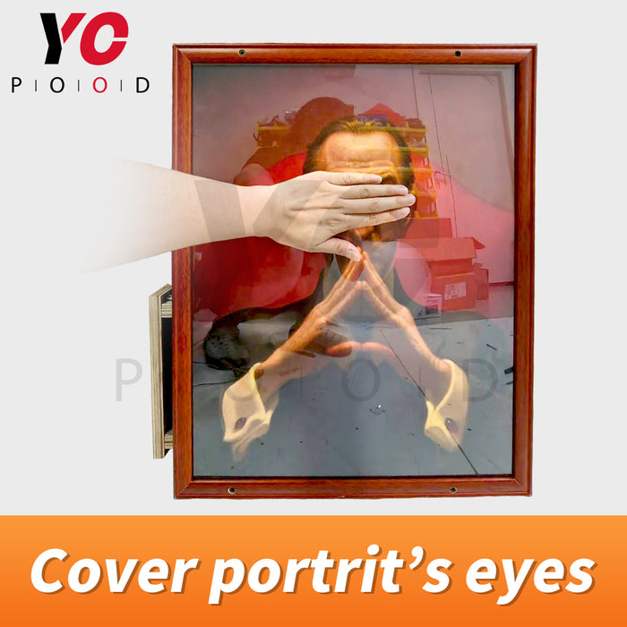 Cover portrit's eyes escape room props