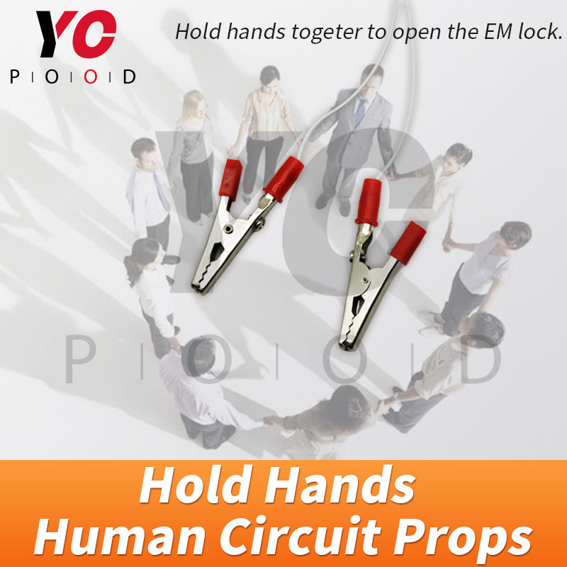 YOPOOD Human Circuit Prop Escape Room Supplier DIY Manufacture Hold Hands