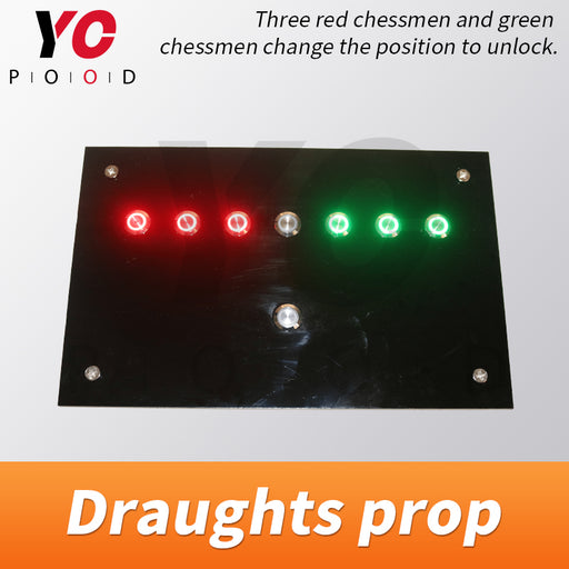 Draughts prop chessmen prop real life room escape game prop TAKAGISM game