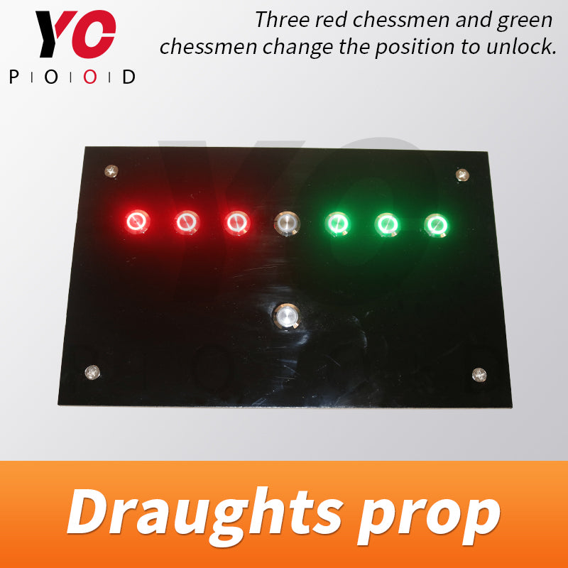 Draughts prop chessmen prop real life room escape game prop TAKAGISM game