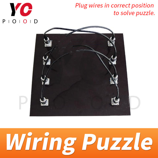 Wiring prop for escape room game