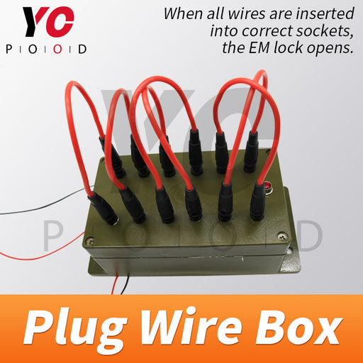 Plug Wire Box from Escape Room Prop Supplier YOPOOD
