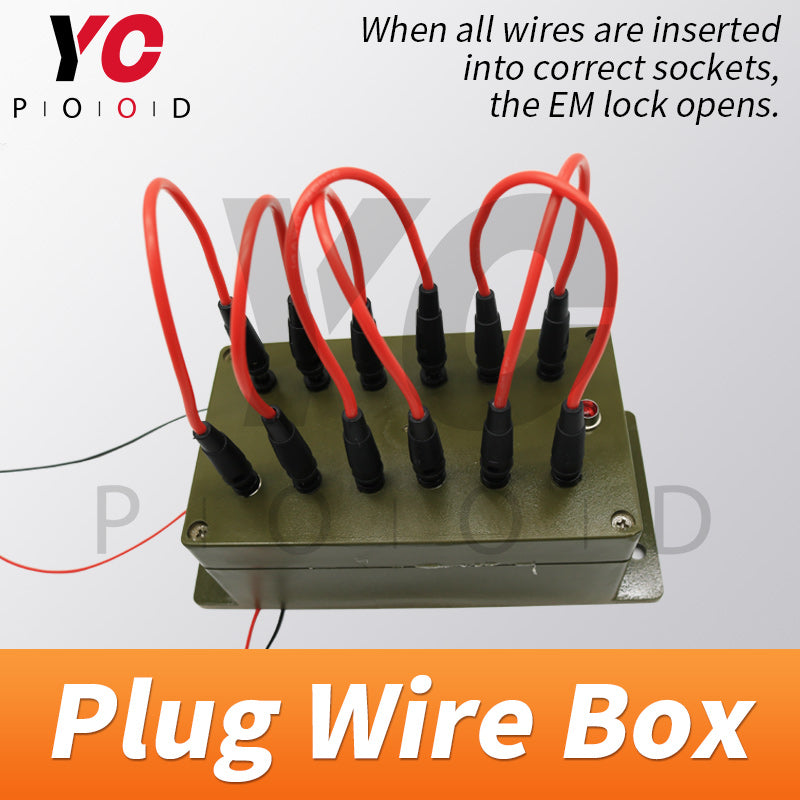 Plug Wire Box from Escape Room Prop Supplier YOPOOD