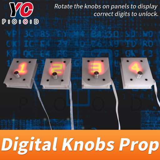 Digital Knobs Prop escape room game Supplier DIY Manufacture YOPOOD