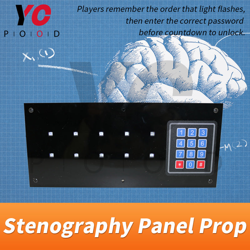 Stenography Panel Prop Escape Room Countdown Game Manufacture YOPOOD