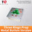 Three Rings Prop Metal Button Edition real room escape Supplier YOPOOD