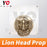 Lion Head Prop Rotating the head to right position to open lock Room Escape Prop