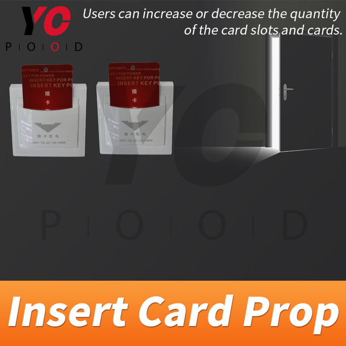 Insert Card Prop takagism real life escape room game DIY YOPOOD