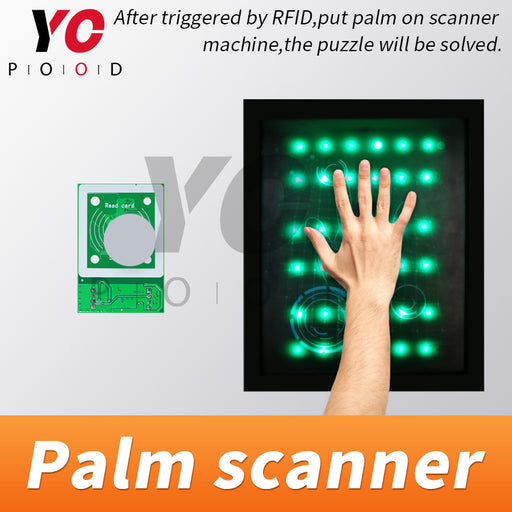 Palm scanner escape room prop