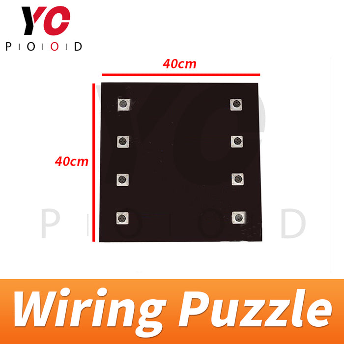 Wiring prop for escape room game