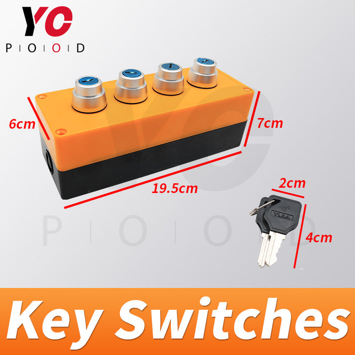 Several Holes Key Switch real escape room prop DIY Manufacture YOPOOD