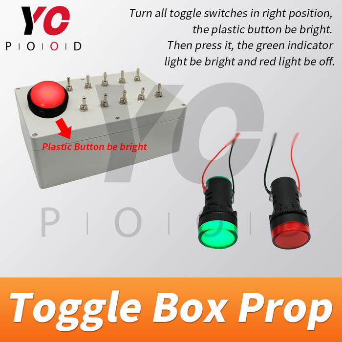Upgraded Toggle Box Prop Escape Room Supplier DIY Manufacture YOPOOD