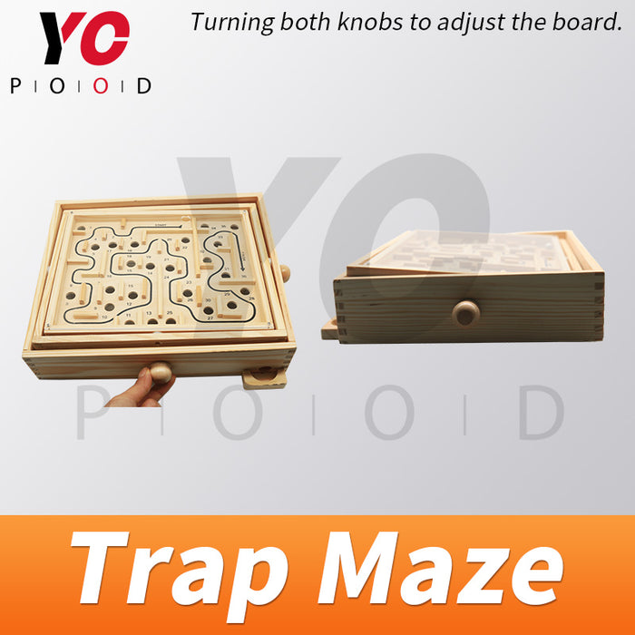 YOPOOD escape room prop traze maze prop walking the maze via metal ball