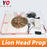 Lion Head Prop Rotating the head to right position to open lock Room Escape Prop