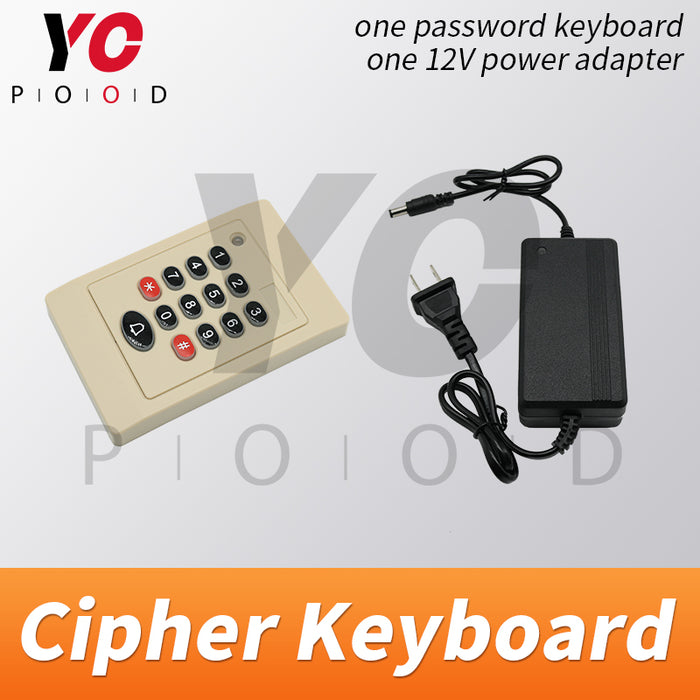 Upgraded Cipher Keyboard escape room puzzle props DIY Supplier YOPOOD