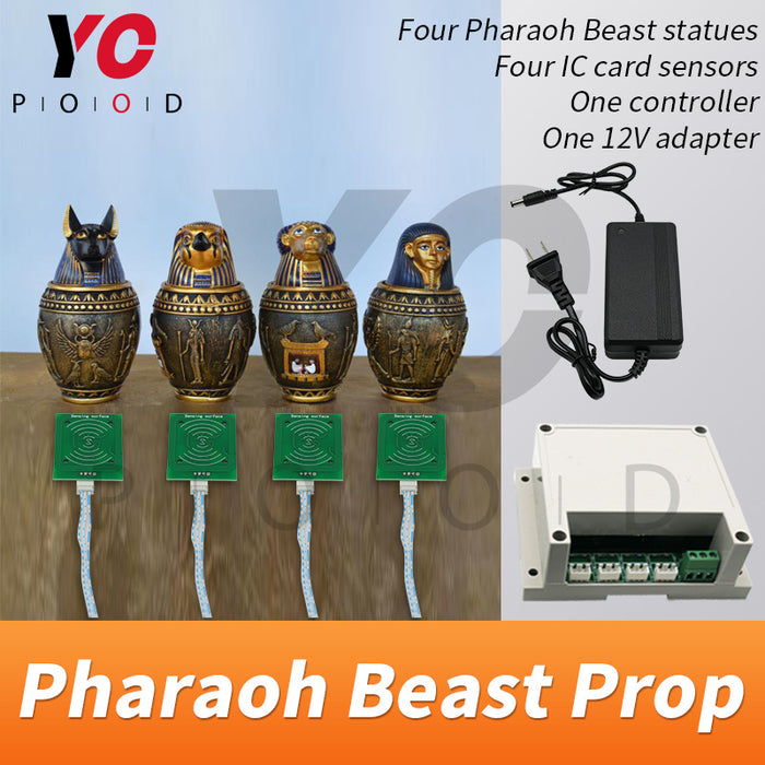 Pharaoh beast prop room escape game puzzle YOPOOD