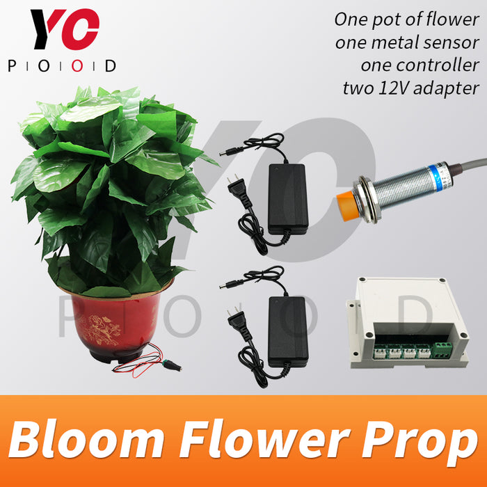 Blooming flower prop escape room game DIY Factory YOPOOD
