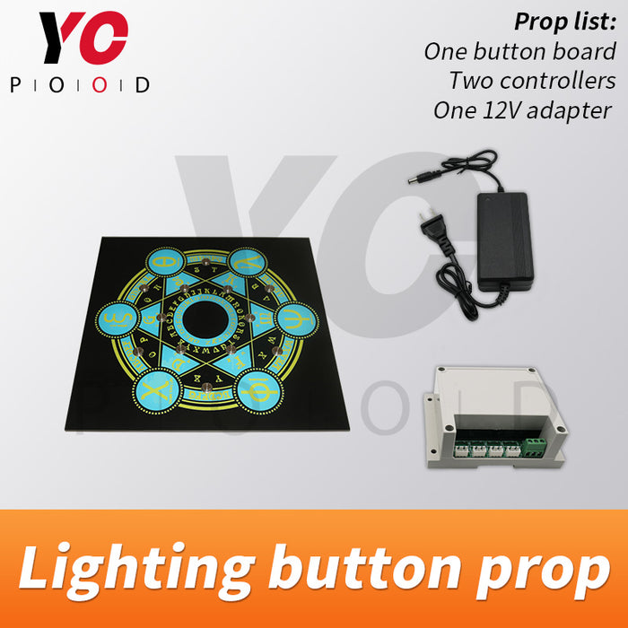 lighting button prop for escape room