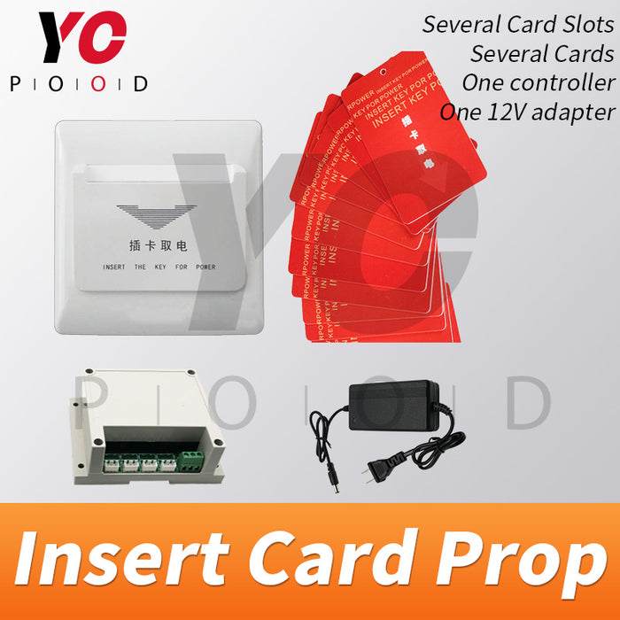 Insert Card Prop takagism real life escape room game DIY YOPOOD
