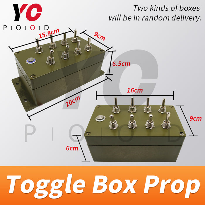 Toggle Box Prop Real life Escape Room Supplier DIY Manufacture YOPOOD