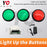 Several Colorful buttons Prop Escape room light up buttons YOPOOD