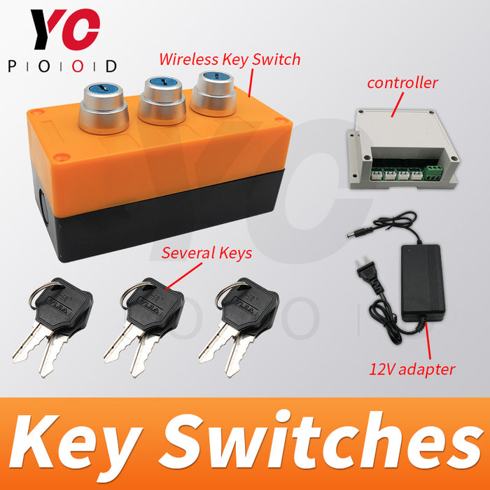 Several Holes Key Switch real escape room prop DIY Manufacture YOPOOD