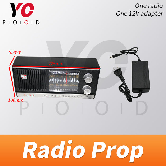 Escape room devices radio prop adjust radio to right channel to get the clue or open lock