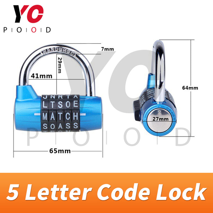 5 Button Code Lock 5 Letter Code Combination password lock Escape Room YOPOOD