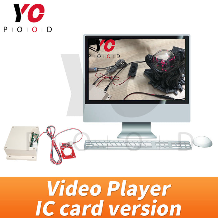 Escape room video player RFID version put IC card on RFID to trigger video playing