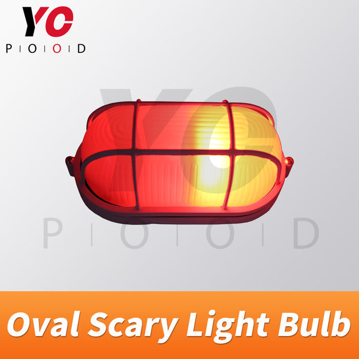 Oval Scary Light Bulb For Room Escape Game