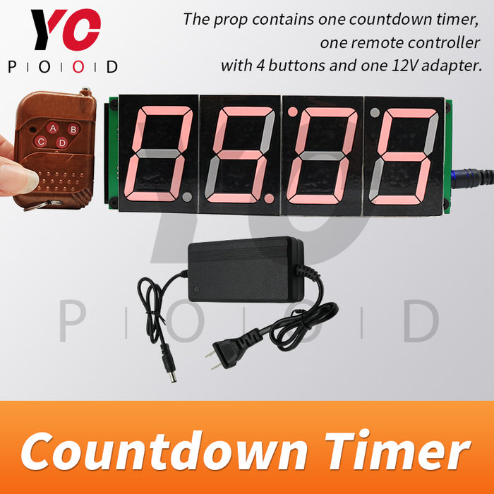 Wireless Countdown Timer Room Escape Game Prop from YOPOOD