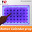 Escape room button calendar prop pressing button in correct order to open maglock