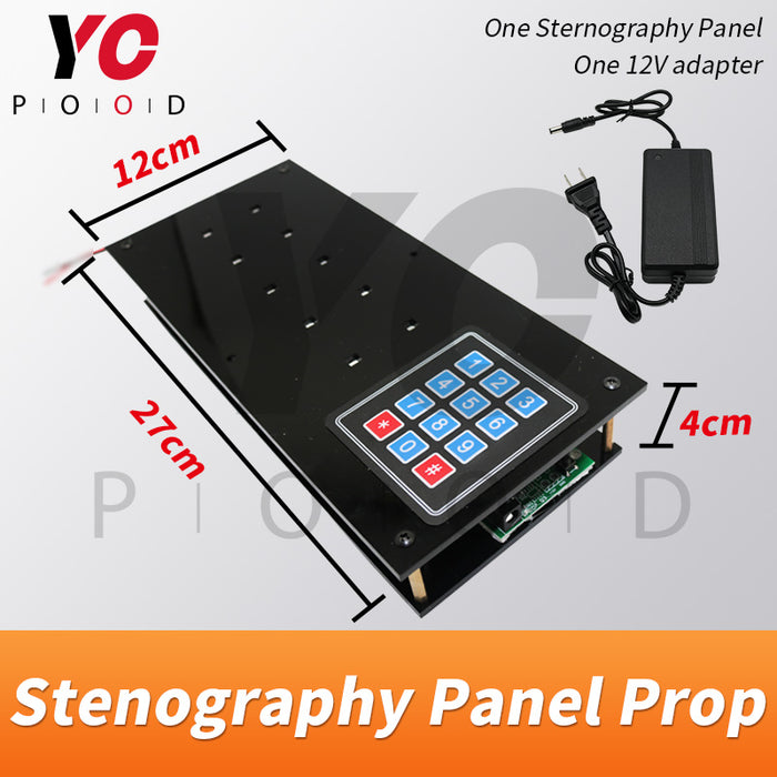 Stenography Panel Prop Escape Room Countdown Game Manufacture YOPOOD