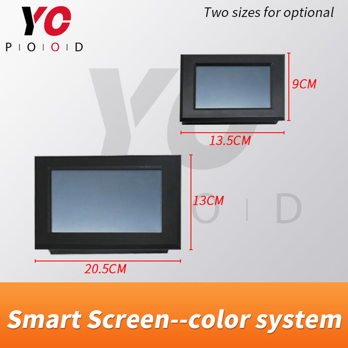 Smart screen-color system escape room props
