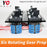 Live-action escape room rotating gear prop turn each gears to specified number to open lock
