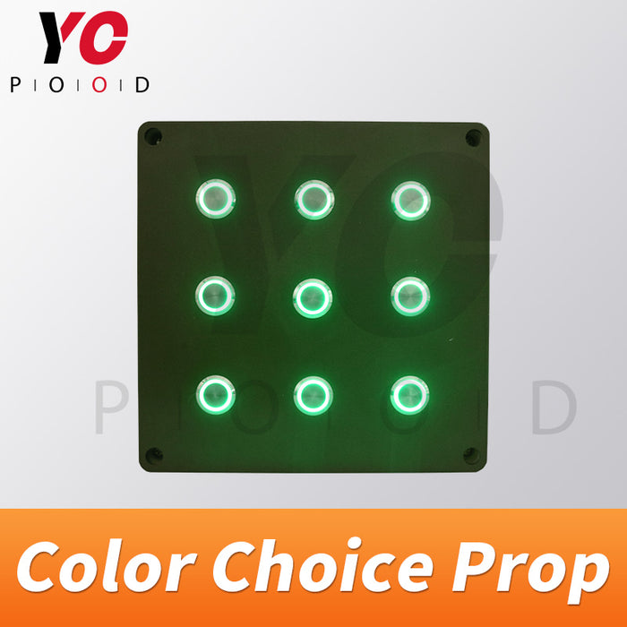 Color Choice Prop press button in correct color to open lock Escape Room Props