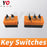 Several Holes Key Switch real escape room prop DIY Manufacture YOPOOD