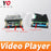 Video player metal button version Room Escape Prop Supplier DIY YOPOOD