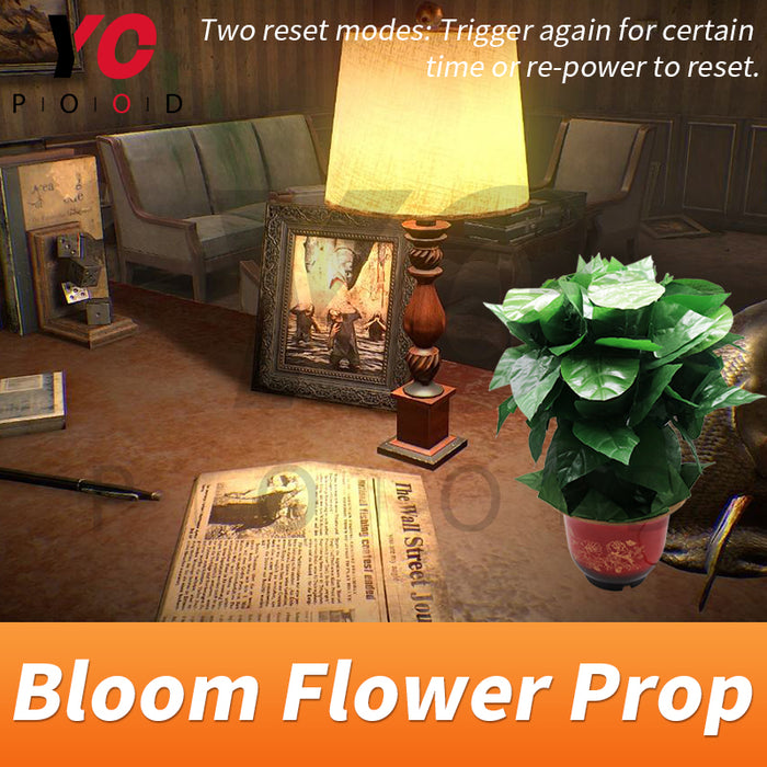 Blooming flower prop escape room game DIY Factory YOPOOD