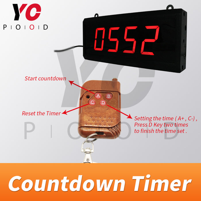 LED Countdown timer Room escape game props DIY supplier YOPOOD
