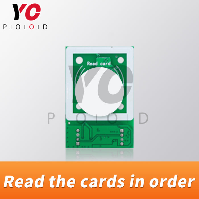 Read the card in order escape room props