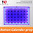 Escape room button calendar prop pressing button in correct order to open maglock