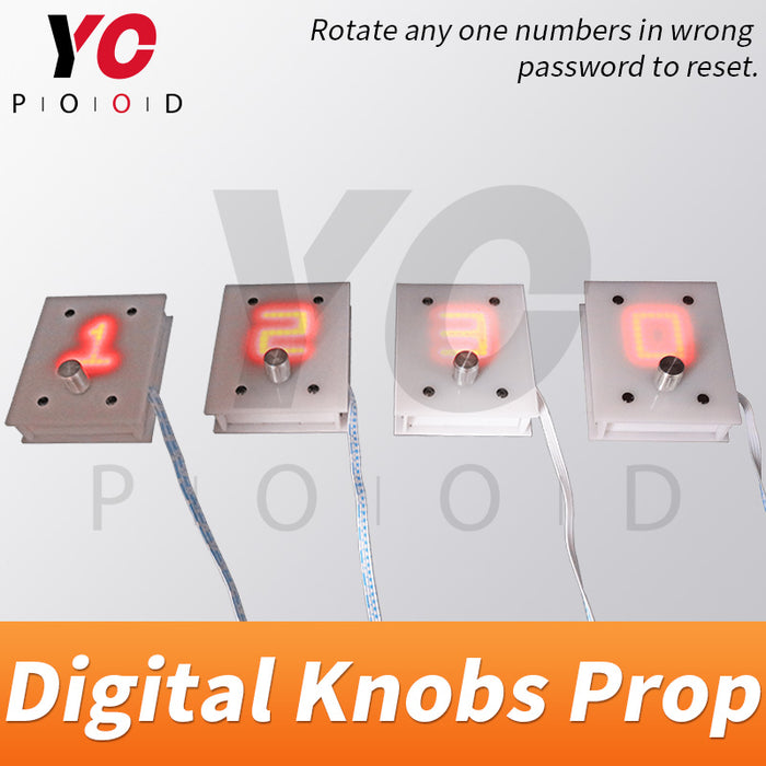 Digital Knobs Prop escape room game Supplier DIY Manufacture YOPOOD
